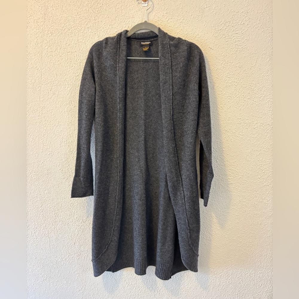 Philosophy Gray Open Front Cardigan